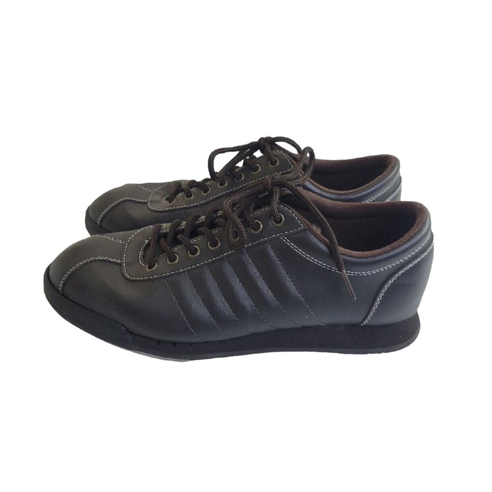 Brunswick Hawk Brownish Black Athleisure Low Top Lace Up Bowling Shoes Mens Sz 8
